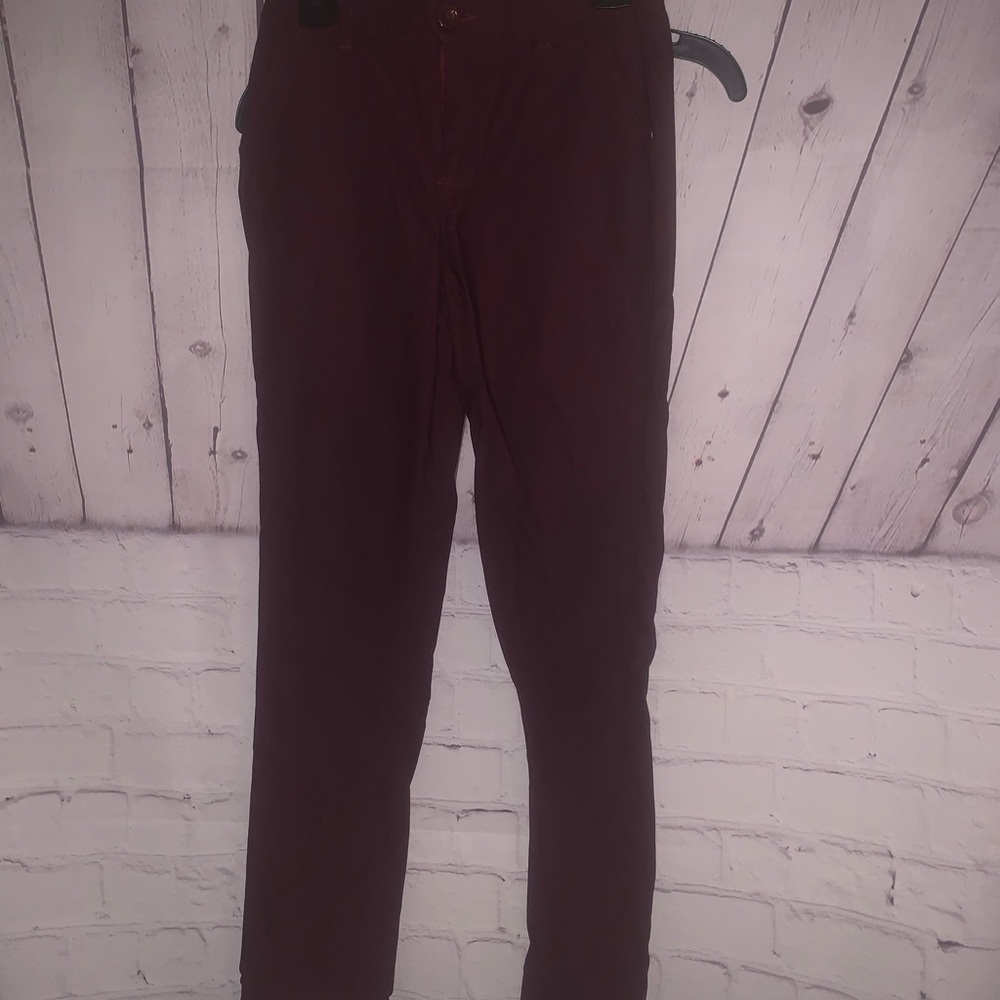 Like an Angel Kids Burgundy Casual Bottoms